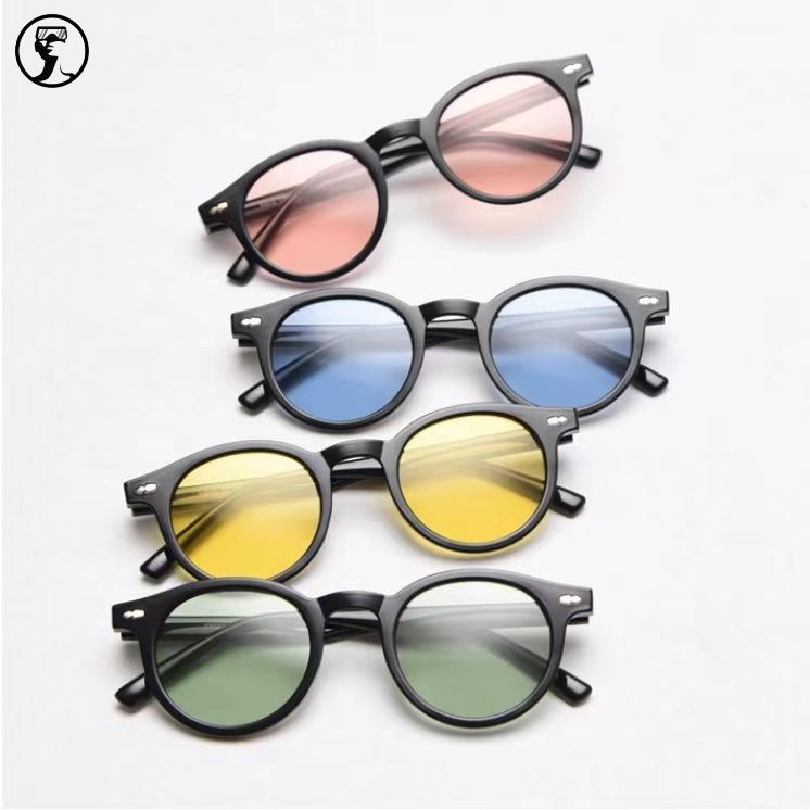 Z&Y FASHION SUNGLASSES แว่นตาย้อนยุค MOSCOT 2306 แก้ว