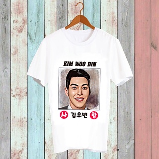 เสื้อยืดดารา เสื้อยืด Fanmade เสื้อแฟนเมด เสื้อยืดคำพูด เสื้อแฟนคลับ ศิลปินเกาหลี FCB40-27 คิมอูบิน Kim Woo Bin