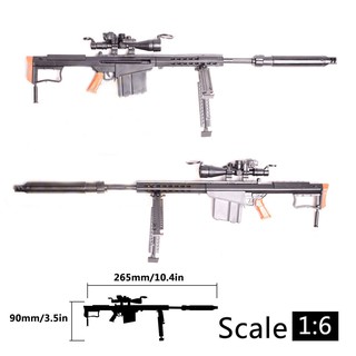 ของเล่นโมเดลปืนพลาสติก 1 : 6 M 82a 1 barrett niper