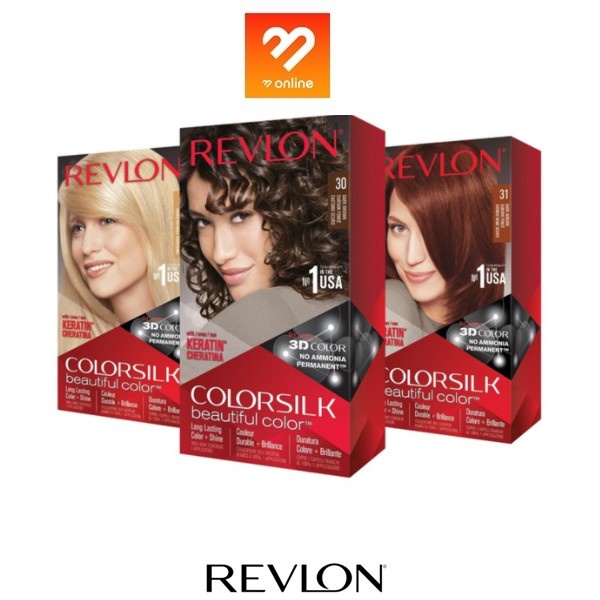Boombeautyonline | Revlon Colorsilk Beautyfulcolor เรฟลอน ครีมเปลี่ยนสีผม ยาย้อมผม สูตรอ่อนโยนปราศจา