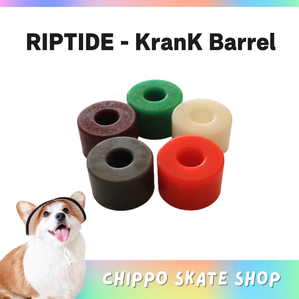 🔥RIP TIDE KranK Barrel Bushings พร้อมส่ง บุชชิ่ง ลองบอร์ด riptide longboard bushings