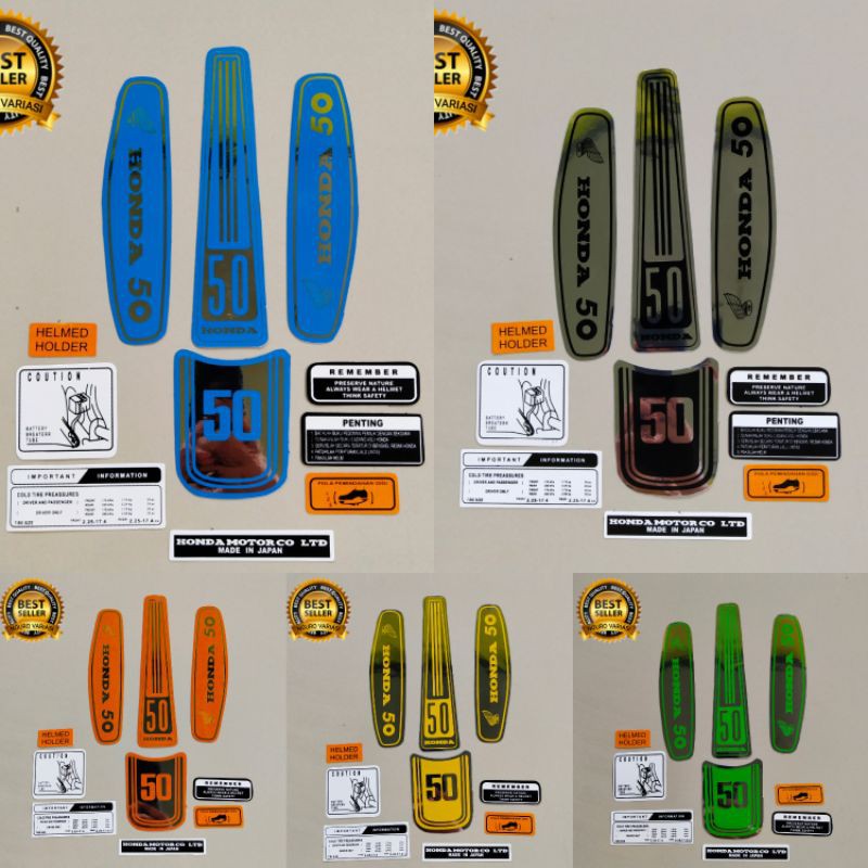 คุณภาพดีที่สุด Honda c50 50 1950 Striping