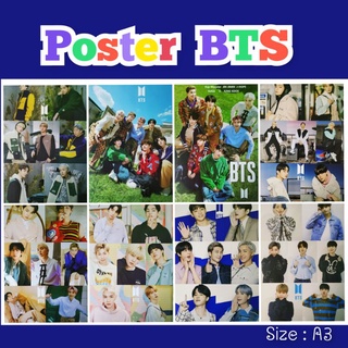 BTS Poster Set พิเศษ 1( รูปรวมครบเมมเบอร์ )เซต 8 แผ่น