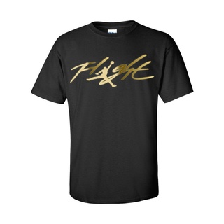 T-shirt  เสื้อยืด พิมพ์ลาย Michael Jordan Flight โอเวอร์ไซซ์ สีดํา แฟชั่นสําหรับผู้ชายS-5XL