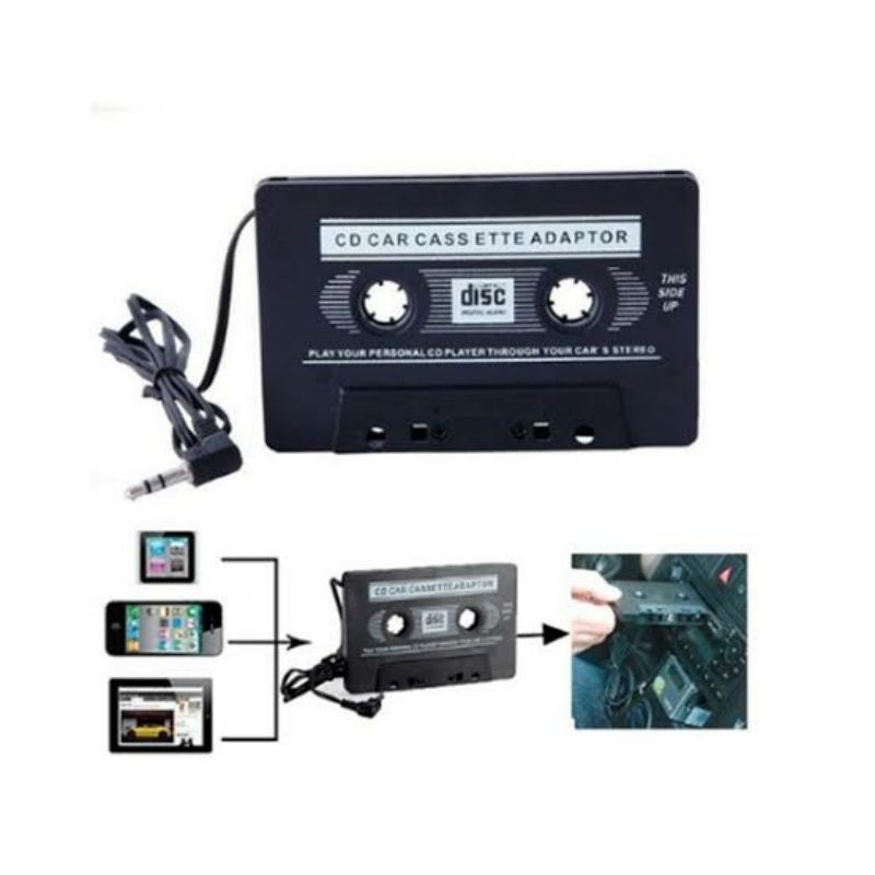 CAR AUDIO CASSETTE ADAPTER FOR MP3/CD PLAYER
