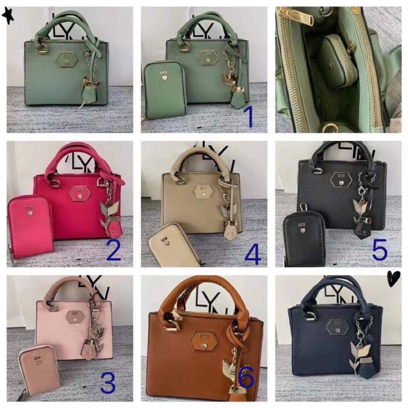 LYNกระเป๋าสะพายข้าง LYN รุ่น Edition Sofia Top S Handbag LYN👜กระเป๋าแท้ outlet 100%👜