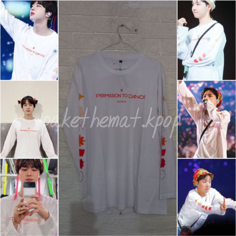 BTS FASHION - เสื้อเชิ้ตแขนยาว BTS รับสมัครคอนเสิร์ตเต้นรําใน LA Kim Seok Jin Jhope