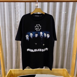 CZH เสื้อยืดแขนสั้น balencia’gaa x RAMMSTEIN oversize SML