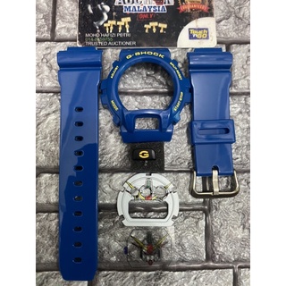 Set DW6900 BIRU GUNDAM !! Bnb + G ปุ่ม + FP + BL + BUCKLE JAPAN