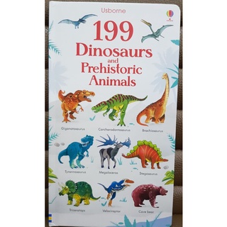 199 Dinosaurs เหมาะสำหรับ 1+ กระดาษแข็งหนาทุกหน้า ของแท้นำเข้าจากประเทศอังกฤษ