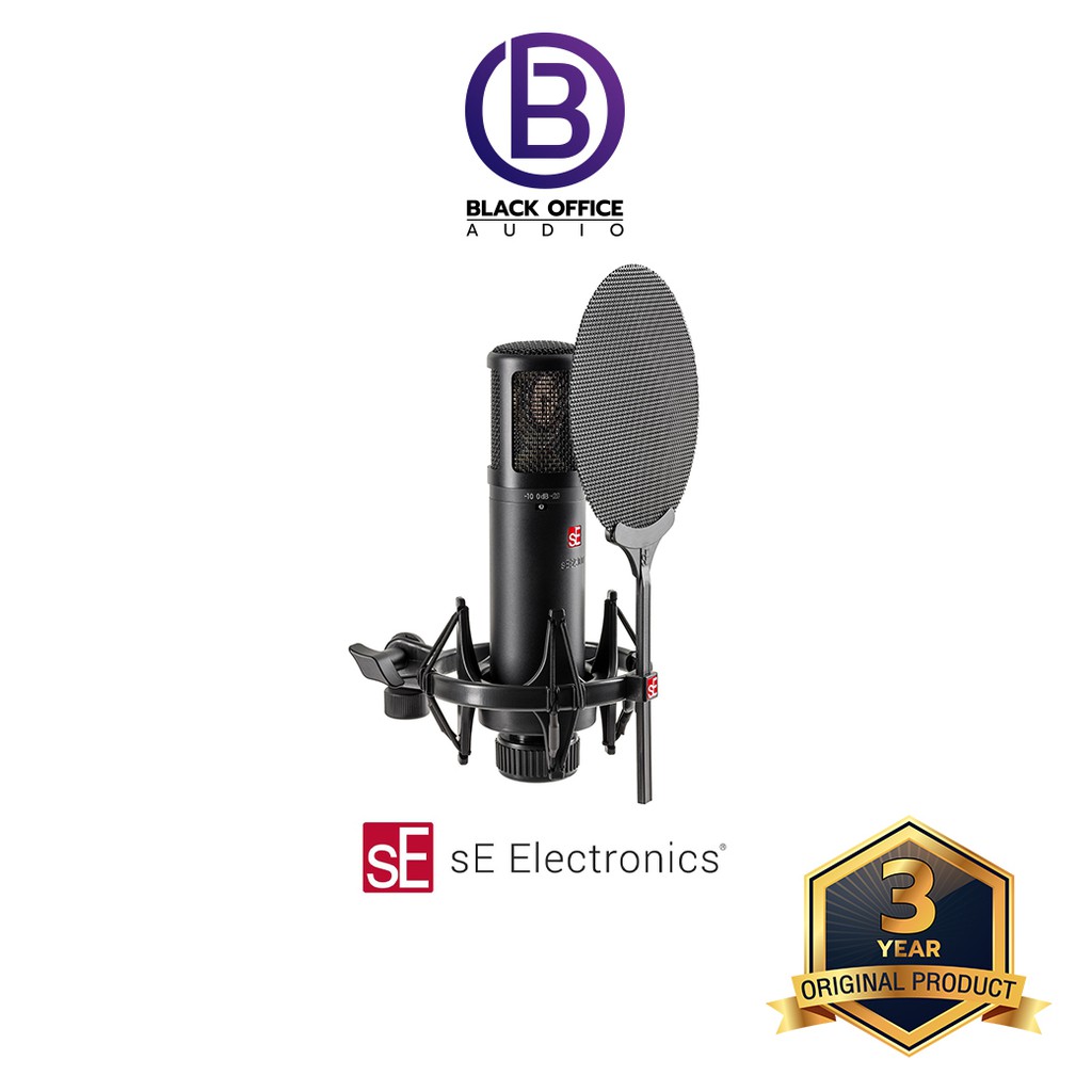 sE Electronics sE2300 ไมค์คอนเดนเซอร์ / ไมค์อัดเสียง / บันทึกเสียง / Condenser Microphone (BlackOfficeAudio)
