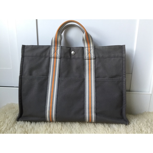 HERMES Tote MM Ginza Limited Gray