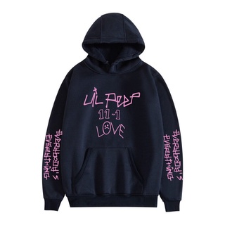 เสื้อยืด มีฮู้ด ลาย LOVE Lil Peep เข้ากับทุกการแต่งกาย แฟชั่นฤดูใบไม้ผลิ และฤดูใบไม้ร่วง สําหรับผู้ชาย ให้เป็นของขวัญวันเกิด XY