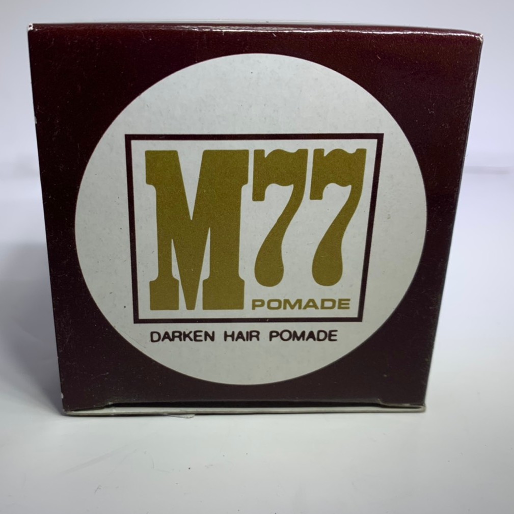 M77 Darken Hair Pomade ครีมแต่งผมดำ ครีมแต่งผมผู้ชาย เอ็ม 77 ปอมเมด 60กรัม