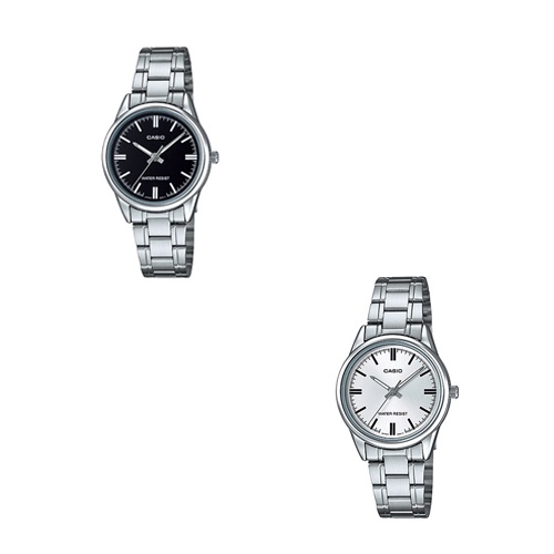Casio นาฬิกาข้อมือผู้หญิง  รุ่น LTP-V005D,LTP-V005D-1A,LTP-V005D-7A,LTP-V005D-1AUDF,LTP-V005D-7AUDF