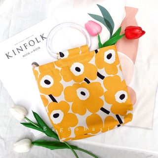 🌼 Mari Ring ring bag 💛 (ทำจากผ้า Marimekko แท้)