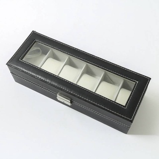 📌 พร้อมส่ง Watch Box กล่องนาฬิกา 6 ช่อง