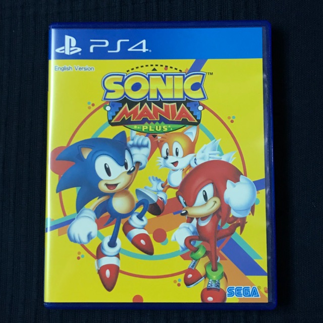 แผ่นเกมส์ ps4 SONIC MANIA PLUS มือสอง สภาพดี ใช้งานน้อย ราคาถูก