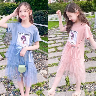(พร้อมส่ง) ชุดเด็กโต เดรสกระโปรง  น่ารักมาก