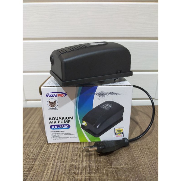 SAKKAI PRO AA-2800 AIR PUMP AIRATOR AERATOR AQUARIUM AIR PUMP