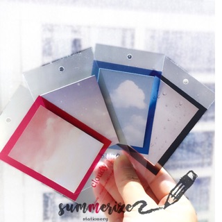 memo notes  sticky note pad the season กระดาษโน้ต ท้องฟ้า มีกาวในตัว