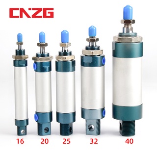 Mal16 อะไหล่กระบอกนิวเมติกอลูมิเนียมขนาดเล็ก Bore Mal 16mm 20mm 25mm Pneumatic Air Cylinder Bore 16 มม.