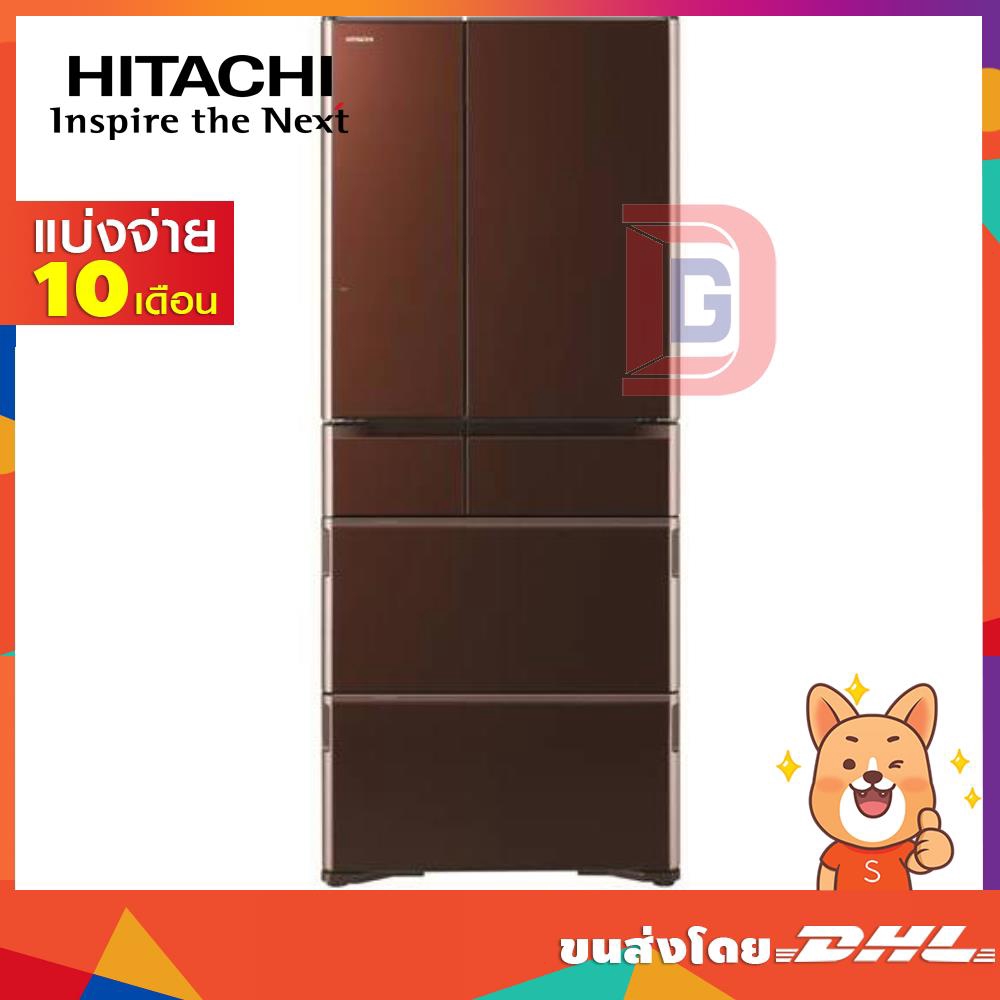 HITACHI ตู้เย็น 5ประตู 614.7 ลิตร 21.7คิว สีน้ำตาล รุ่น R-G620GT XT (15088)