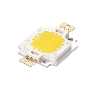 หลอดไฟ LED ชิป SMD พลังงานสูง 10W สีวอร์มไวท์ สําหรับไฟน้ําท่วม