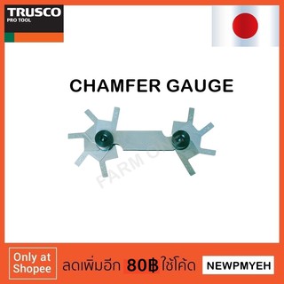 TRUSCO : C-215 (229-6438) CHAMFER MEASUREING GAUGE เกจวัดมุมแชมเฟอร์