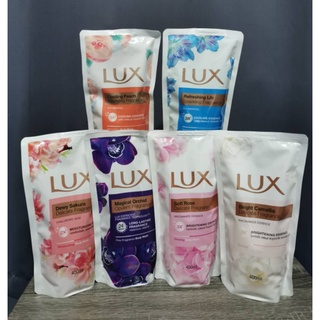 ลักส์ Lux ครีมอาบน้ำ ถุงเติม 400-450 มิลลิลิตร มีหลายสูตร  Exp. ปี 2024