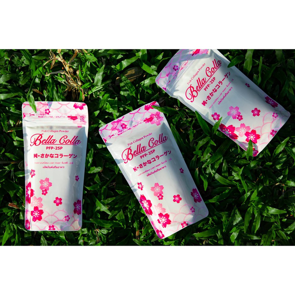 Bella Colla คอลลาเจนเปปไทด์ บรรจุ 100 กรัม !!!พร้อมส่ง lot ใหม่ค่ะ!!! ละลายเร็วขึ้นกลิ่นคาวน้อยลง