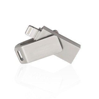 แฟลชไดรฟ์ USB แฟลชไดรฟ์ U Disk สำหรับ Iphone 8 7 / Ipad Key 128 G 64 กรัม