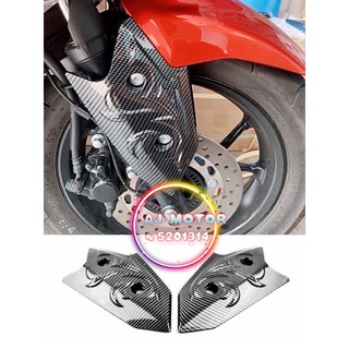 ใหม่ ฝาครอบตะเกียบหน้ารถยนต์ NVX155 V1-V2 YAMAHA NVX-155 DEPAN