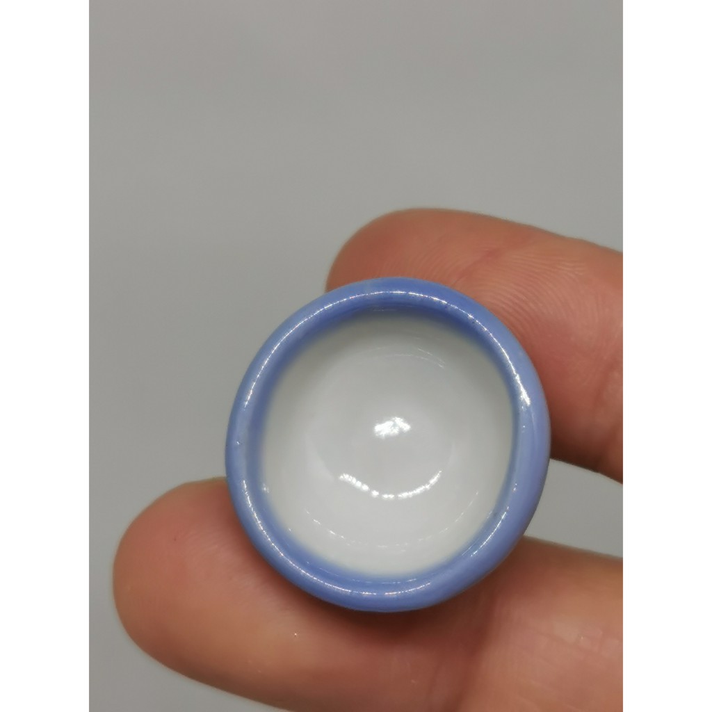 ชามเซรามิค ชามจิ๋ว ถ้วยจิ๋ว สีขาวขอบฟ้า ชาม ถ้วย ชามเซรามิคจิ๋ว #ของจิ๋ว #ของตกแต่ง ราคา ถูกที่สุด ดีลบีเคเค แกลเลอรีภาพที่ 2