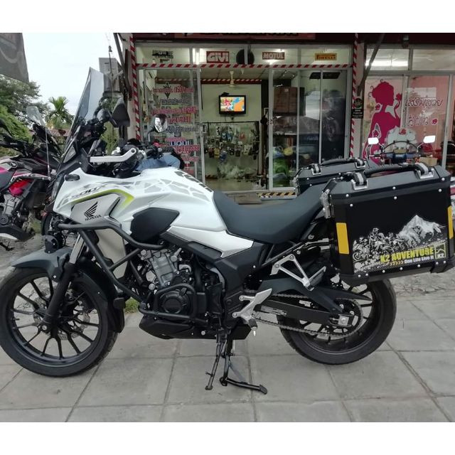 ปี๊บข้างพร้อมแร็ค K2 Adventure cb500x