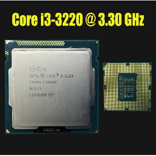 Core i3-3220 (Gen 3) @ 3.30 GHz LGA 1155 รับประกันการใช้งาน 1 เดือน