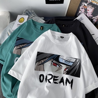 Tee นารูโตะผู้ชายเสื้อยืด 2020 เทรนด์ใหม่แขนสั้นร่างกายน้ำแบรนด์นักเรียนป่าเสื้อผ้าครึ่งแขน แฟชั่น