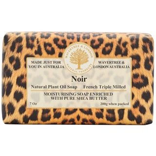 Wavertree &amp; London Luxury Soap - Noir สบู่ออร์แกนิค (เบอร์รี่ วานิลลา อบเชย  ไม้และมัสค์)  (200g)