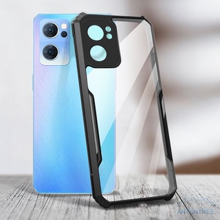 Oppo Reno 7 Pro 5G 7Z Reno7Z เคสโทรศัพท์ อะคริลิคใส แบบเต็ม เสริม ป้องกันอากาศ เคสใส