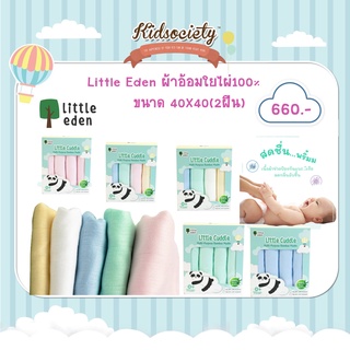 Little Eden ผ้าอ้อมใยไผ่ 100% size 40"x40"(2 ผืน)