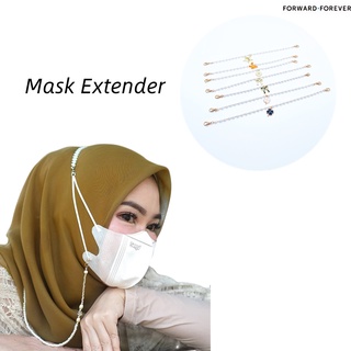 ใหม่ สายโซ่สั้น ประดับไข่มุก แฟชั่น สําหรับหน้ากากอนามัย M60099