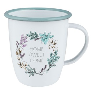 แก้วน้ำ ถ้วยหู ENAMEL KECH GARDEN 4 นิ้ว อุปกรณ์บนโต๊ะอาหาร ห้องครัวและอุปกรณ์ MUG ENAMEL KECH GARDEN 4"