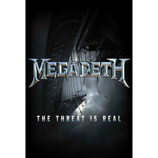 โปสเตอร์ Megadeth เมกาเดท Rock Poster รูปภาพติดห้อง ตกแต่งผนัง โปสเตอร์วงดนตรี โปสเตอร์ติดผนัง โปสเตอร์วงร็อค ของสะสม
