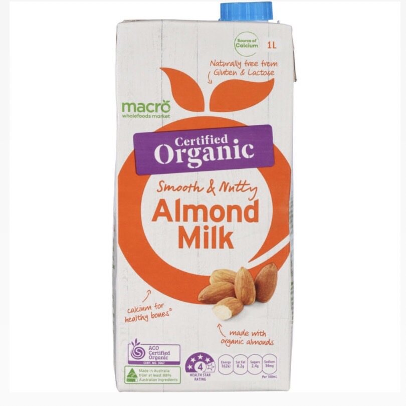 organic almond milk นมอัลมอนด์