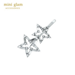 Miniglam Jewel Star Hair Clip กิ๊บติดผมคริสตัลดาวสีเงิน