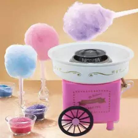 เครื่องทำสายไหม เครื่องทำขนมฝ้ายหวานอัตโนมัติ Cotton Candy Maker D-M01 เครื่องขนมหวาน Marshmallow Machine