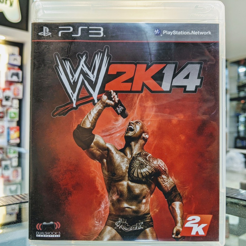 (ภาษาอังกฤษ) มือ2 WWE 2K14 แผ่นเกม PS3 แผ่นPS3 มือสอง (เล่น2คนได้ เกมมวยปล้ำ เกมต่อสู้ WWE 2014)