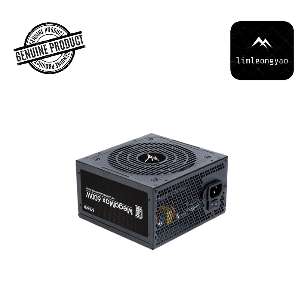 *CLEARANCE* ZALMAN MEGAMAX [600W] PSU ZM600-TXII 80 PLUS