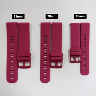 สาย Garmin FR 255 254 645 Venu 2 vivoactive4/3 venu SQสายซิลิโคนสำหรับนาฬิกา Garmin 18mm 20mm 22mm