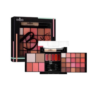 Odbo Beauty In One 31.5g. โอดีบีโอ บิวตี้ อิน วัน OD1006 พาเลทแต่งหน้า ทั้งอายแชโดว์ บลัชออน ลิปกลอส ไฮไลท์